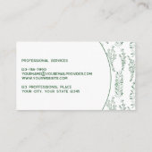 Modern Greenery Visitekaartje (Achterkant)