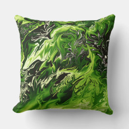 Modern Greens Decor Pillow Kussen