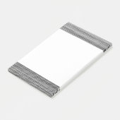 Modern Grey Fabric Post-it® Notes (Schuin)