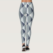 Modern Grey Fade Abstract Leggings (Achterkant)