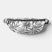 Modern Grey Tropical Nom du Motif Custom Travel (Poser)