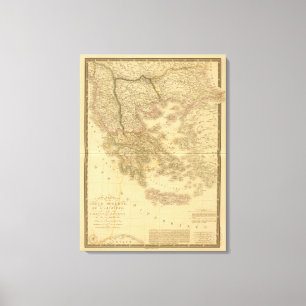 Modern Griekenland Canvas Afdruk