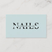 Modern, grijs-blauw, QR-code Visitekaartje (Voorkant)