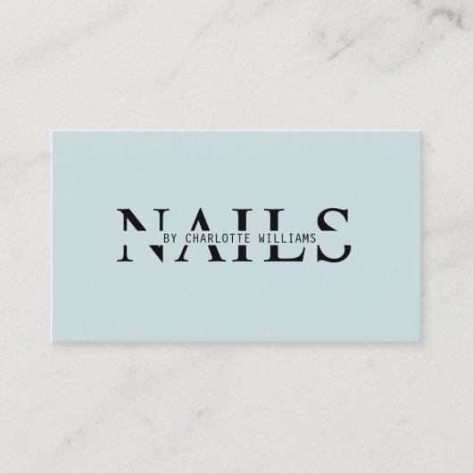 Modern, grijs-blauw, QR-code Visitekaartje (Voorkant)