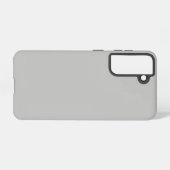 Modern grijs Elegant Samsung Galaxy Hoesje (Achterkant horizontaal)