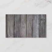 Modern grijs ontwerp elegant stijlvol visitekaartje (Achterkant)