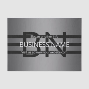 Modern grijs verloop en horizontale zwarte strepen tissuepapier