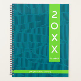 Modern Groen Gepersonaliseerd Planner