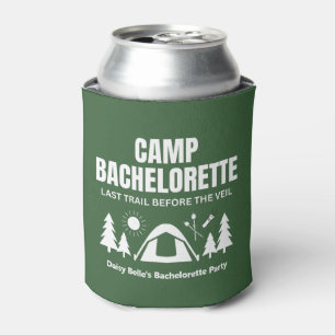 Modern Groen Kamp Meisjesweekend Blikjeskoeler