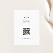 Modern groen minimalistische respons Kaart