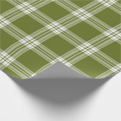 Modern groenboek met speldenverpakkingen cadeaupapier (Hoek)