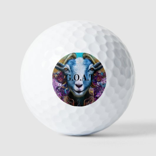 Modern Groest All Time Blue Goat Golfballen (Voorkant)