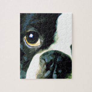 modern groot Boston Terrier Legpuzzel