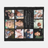 Modern | Grootkinderen | Foto Collage Fleece Blan Deken (Voorkant (Horizontaal))