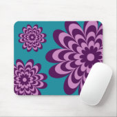 Modern Groovy Daisies Mousepad Muismat (Met muis)