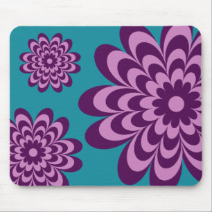 Modern Groovy Daisies Mousepad Muismat