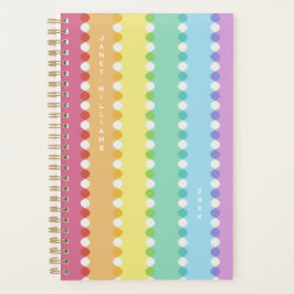 Modern Groovy Rainbow LGBTQIA+ Planner
