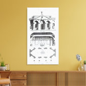 Modern Grotto, van 'Grotesque Architecture of Rur' Canvas Afdruk (Insitu (Woonkamer))