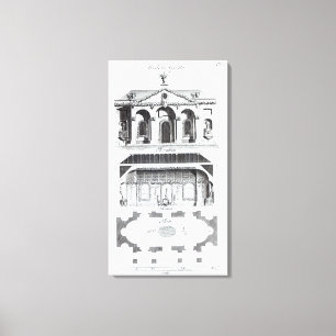 Modern Grotto, van 'Grotesque Architecture of Rur' Canvas Afdruk