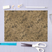 Modern Grunge Leaf Pattern Tissue Paper Tissuepapier (Craft)