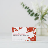 Modern Grunge Visitekaartje (Staand voorkant)