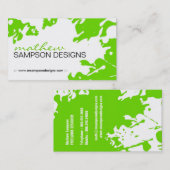 Modern Grunge Visitekaartje (Voorkant / Achterkant)