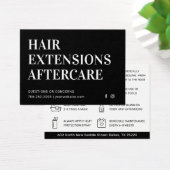 Modern Hair Extensions Aftercare Visitekaartje (Bureau)