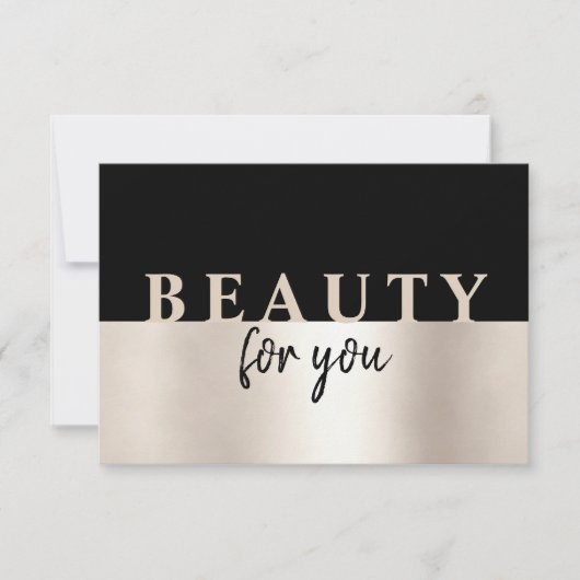 Modern Hair Salon Gold (Voorkant)