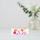 Modern Hair Stylist Mini Visitekaartje (Staand voorkant)