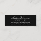 Modern Hair Stylist Mini Visitekaartje (Achterkant)