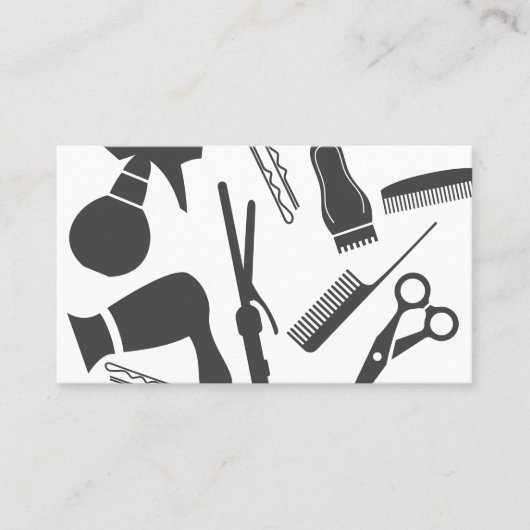 Modern Hair Stylist Visitekaartje (Voorkant)