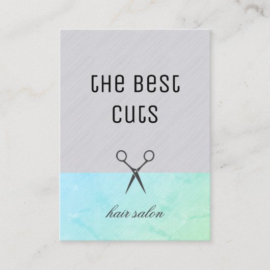 Modern Hair Stylist Visitekaartje (Voorkant)