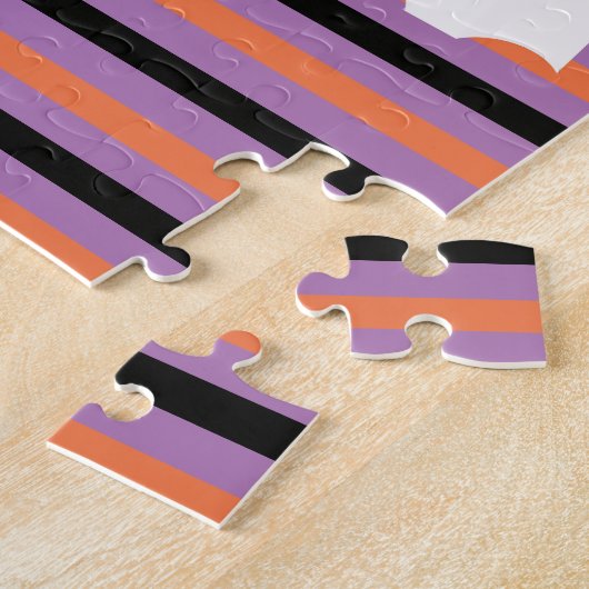 Modern Halloween Cute Ghost Legpuzzel (Zijkant)