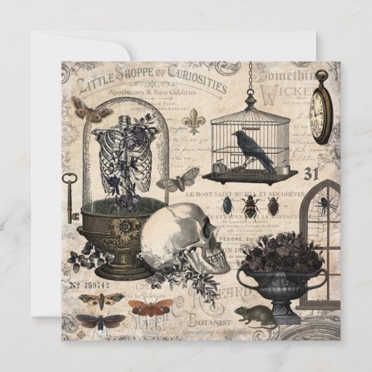 Modern Halloween Garden Kaart (Voorkant)