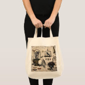 Modern  Halloween Garden Tote Bag (Voorkant (product))
