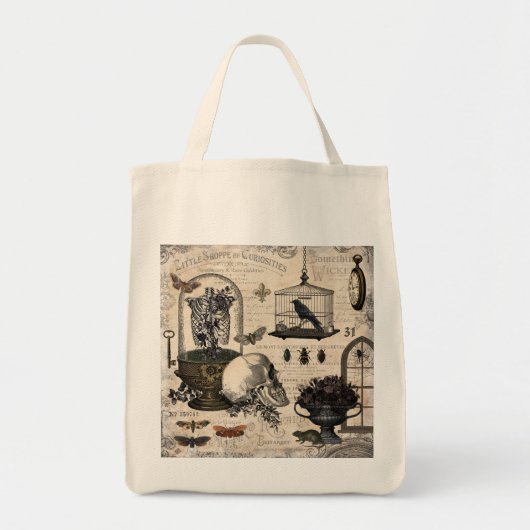 Modern  Halloween Garden Tote Bag (Voorkant)