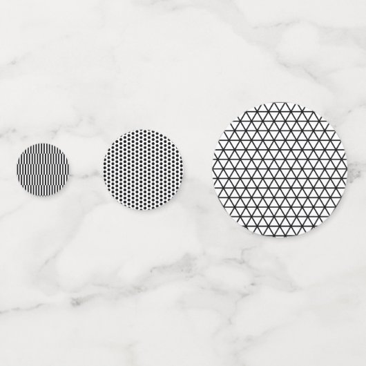 Modern Halloween Ghost Skeleton Confetti (Achterkanten)