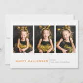 Modern Halloween Kaart (Voorkant)