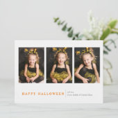 Modern Halloween Kaart (Staand voorkant)