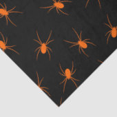 Modern  Halloween Oranje Spider Tissuepapier (Detail)
