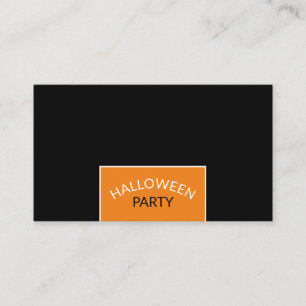 Modern Halloween Party Ticket Invitation Informatiekaartje