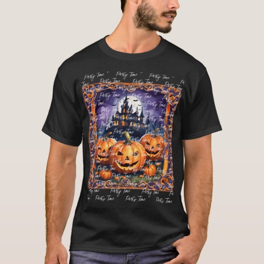 Modern Halloween pompoen herfst Collectie T-shirt (Voorkant)