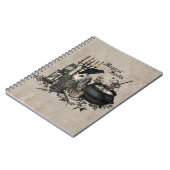 Modern Halloween WITCHES BREW Notitieboek (Linkerzijde)