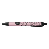 Modern, Hand-Drawn Cherry Blossom Zwarte Inkt Pen (Bodem)