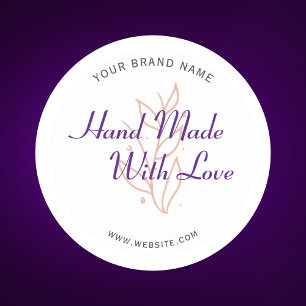 Modern Hand gemaakt script Typografie Sticker