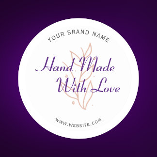 Modern Hand gemaakt script Typografie Sticker