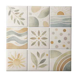 Modern Handcrafted Ceramic Tile – Artisanat Modern Tegeltje