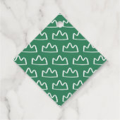 Modern handgeschreven baby shower bedankjes labels (Achterkant)