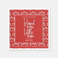 Modern handgeschreven baby shower