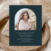 Modern handgeschreven boog foto Afstuderen